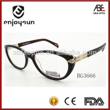 Logotipo personalizado de alta qualidade senhora acetato óculos quadro de óculos